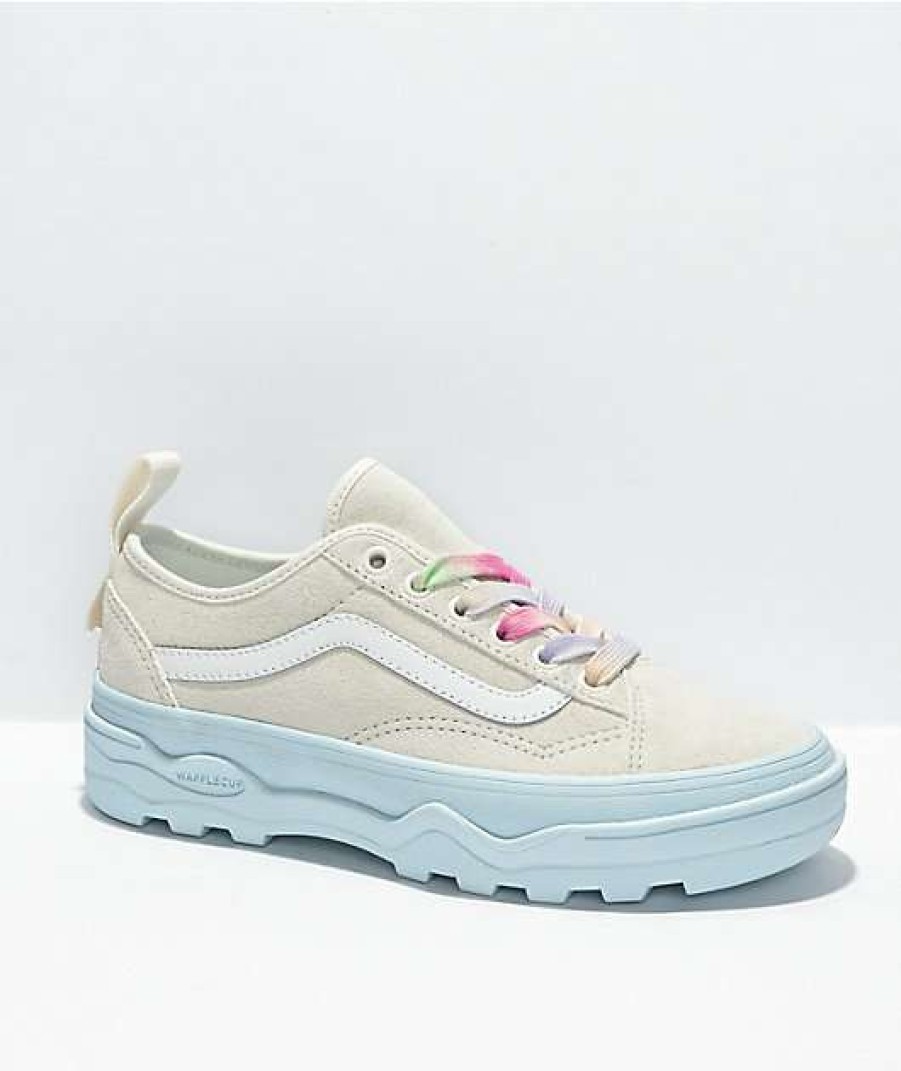 Vans * | Vans Old Skool Sentry Tan & Pastel Blue Shoes Promotions