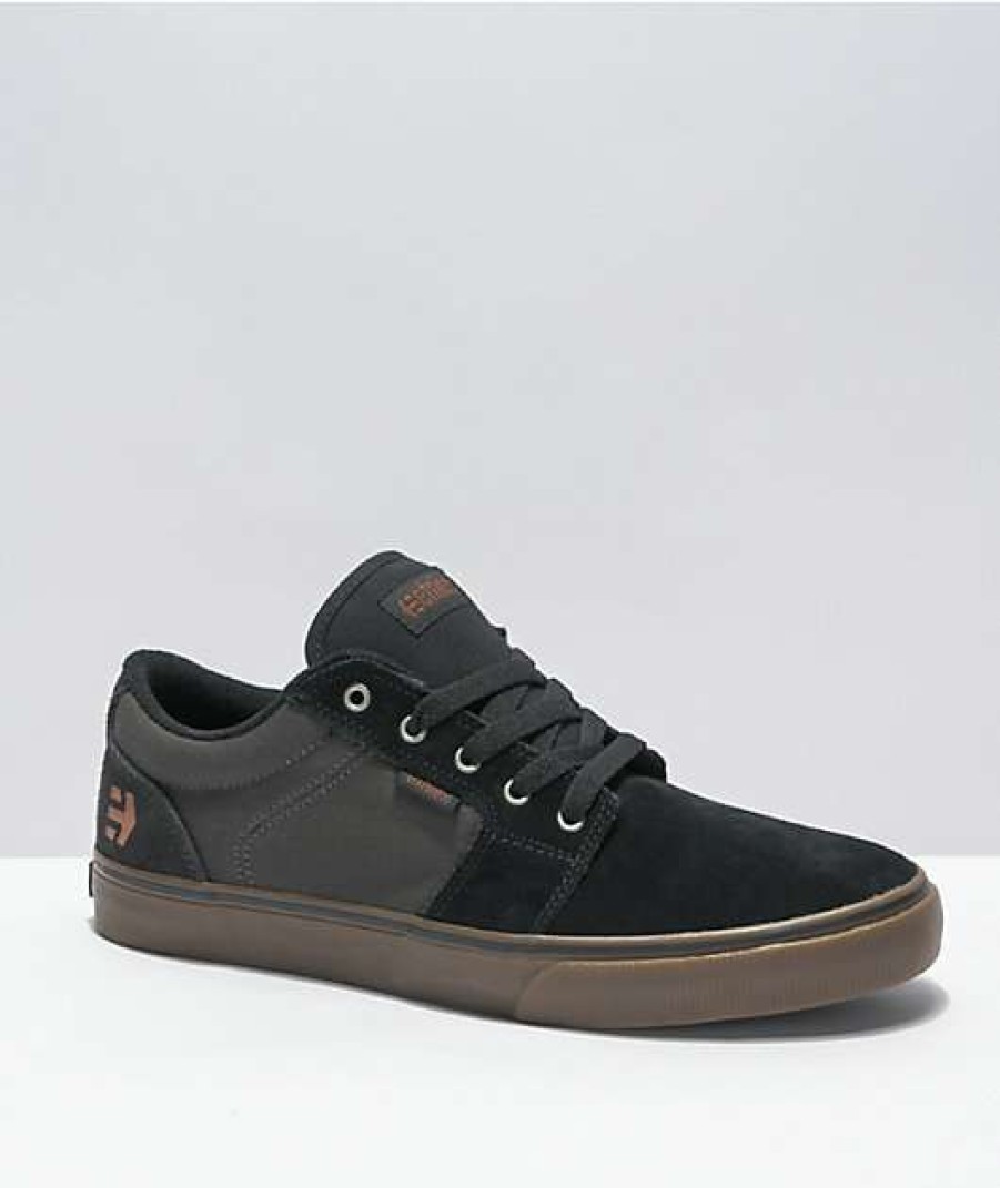 Skate Shoes * | Etnies Barge Ls Black, Grey And Gum Skate Shoes Outlet