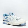 Sneakers * | New Balance Lifestyle Bb550 Team Carolina White & Baby Blue Shoes Outlet