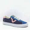 Vans * | Vans Court Retro Court Multi & White Skate Shoes Promotions