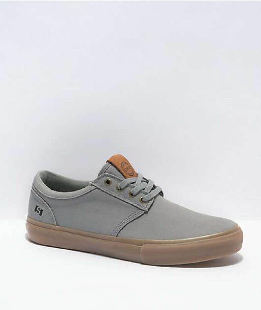 Skate Shoes * | State Elgin Grey & Gum Skate Shoes Outlet