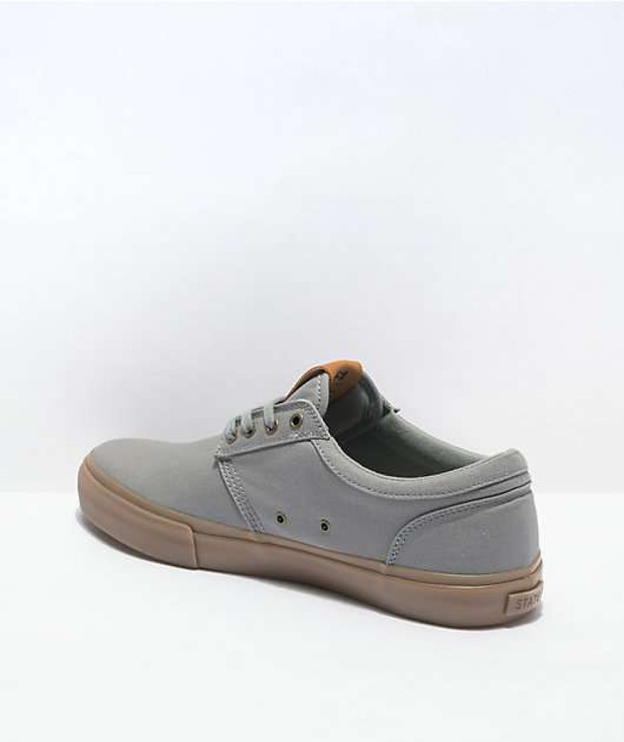 Skate Shoes * | State Elgin Grey & Gum Skate Shoes Outlet