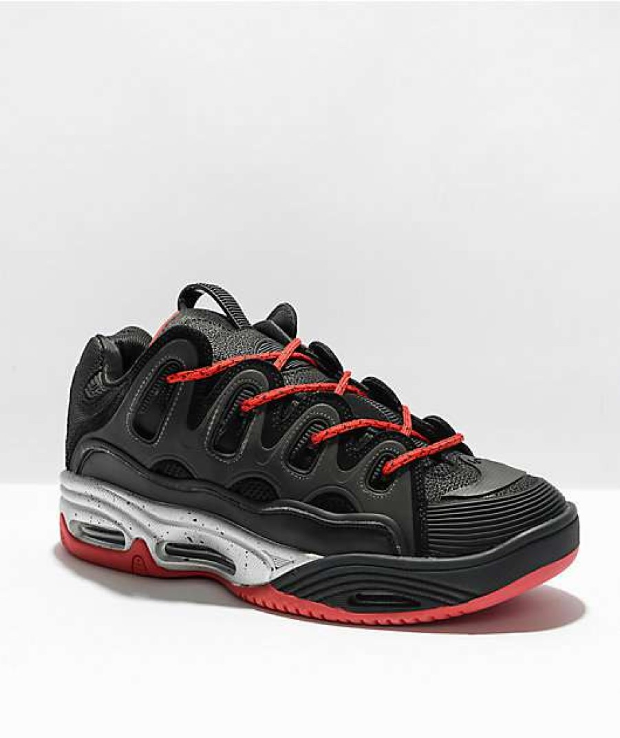 Sneakers * | Osiris D3 2001 Traverse, Black & Red Skate Shoes Outlet