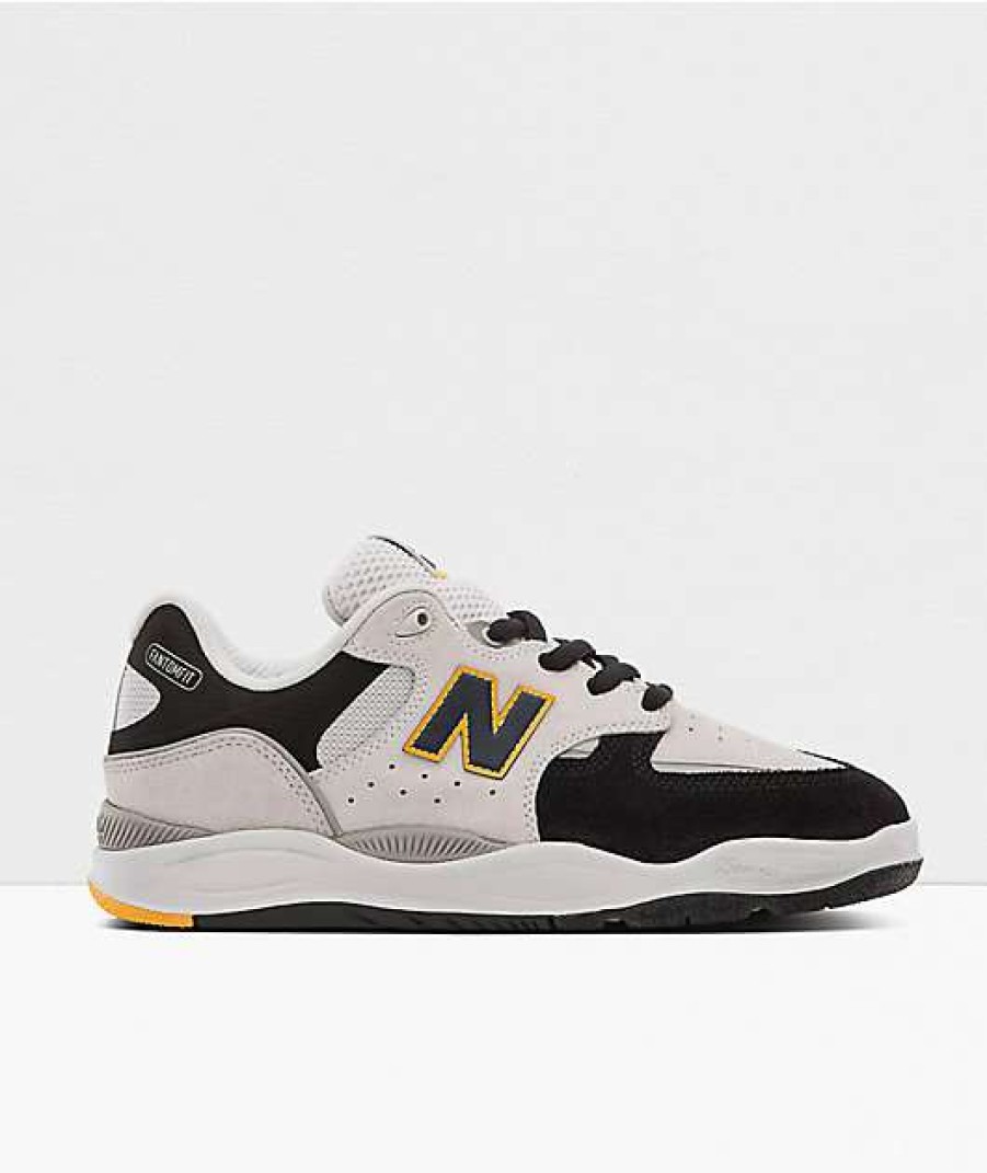 Skate Shoes * | New Balance Numeric Tiago 1010 Grey & Black Skate Shoes Outlet