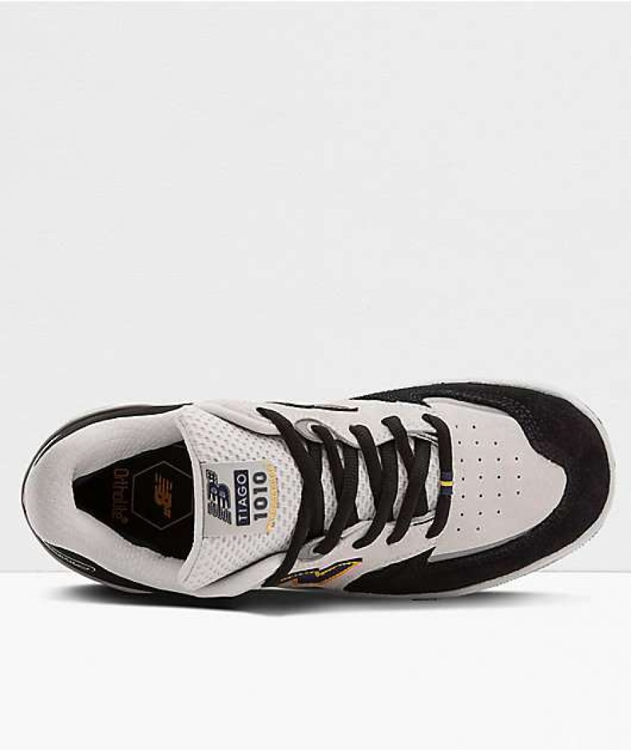 Skate Shoes * | New Balance Numeric Tiago 1010 Grey & Black Skate Shoes Outlet