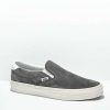 Vans * | Vans Slip-On Pig Suede Grey & White Skate Shoes Promotions