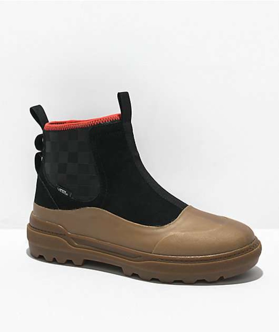 Vans * | Vans Colfax Hanna Scott Black & Gum Boots Promotions