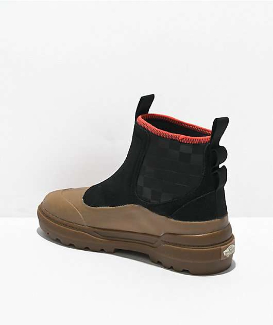 Vans * | Vans Colfax Hanna Scott Black & Gum Boots Promotions