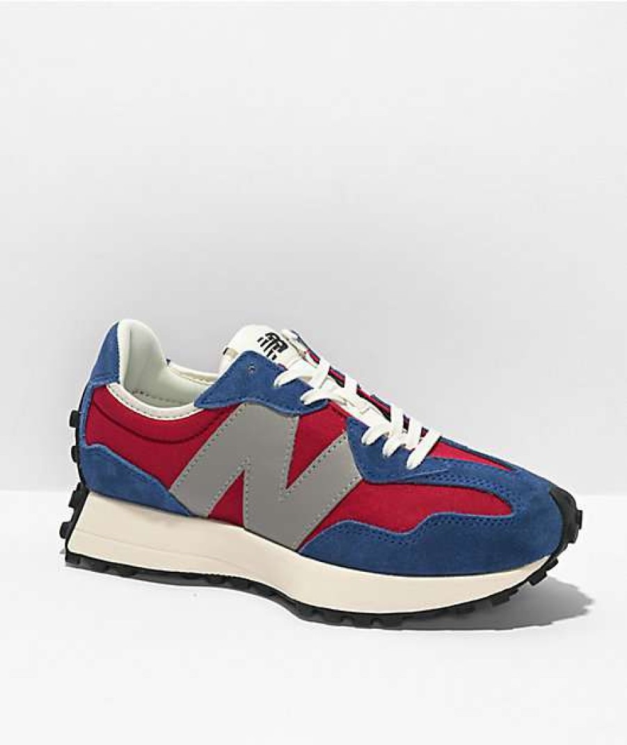 Sneakers * | New Balance Lifestyle 327 Blue & Pink Shoes Outlet