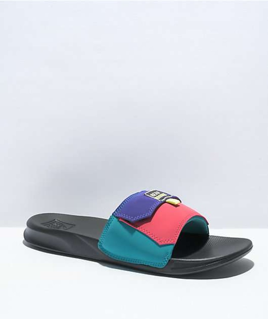 Sandals * | Reef Stash Hammer Time Slide Sandals Outlet