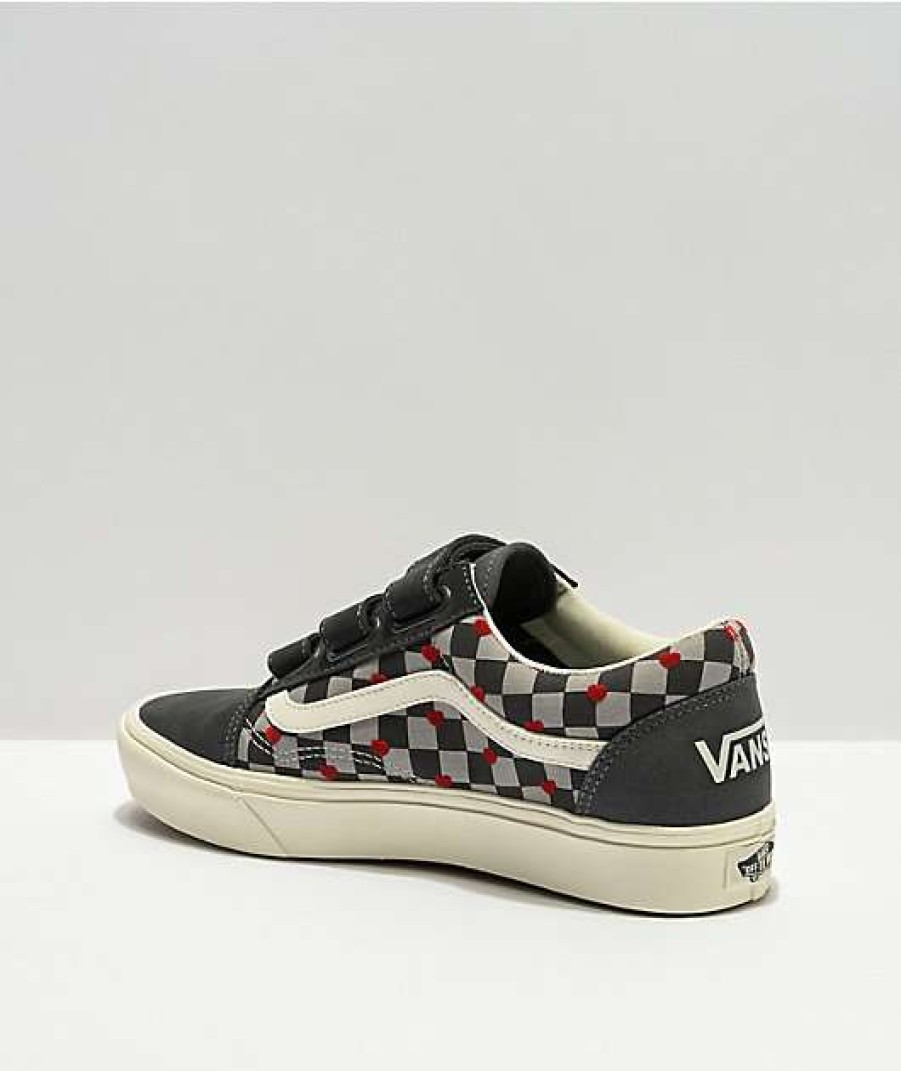 Vans * | Vans Old Skool V Comfycush Autism Asphalt Checkerboard Skate Shoes Promotions