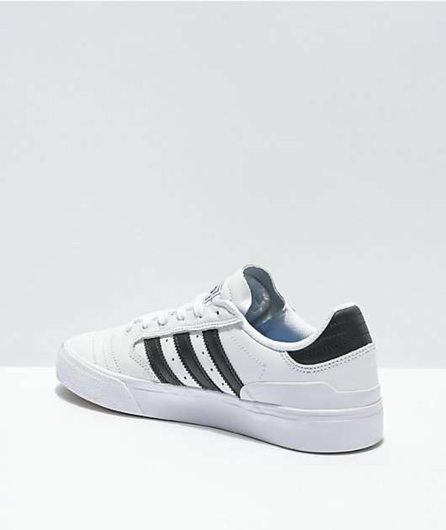 Shoes * | Adidas Busenitz Vulc Ii White, Black, & Gold Shoes Promotions