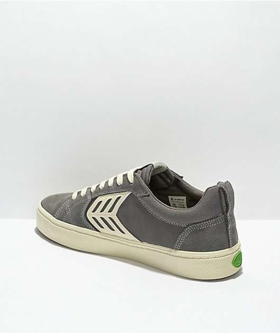 Skate Shoes * | Cariuma Catiba Pro Charcoal Grey & Ivory Skate Shoes Outlet