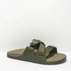 Sandals * | Chaco Chillos Olive & Brown Slide Sandals Outlet