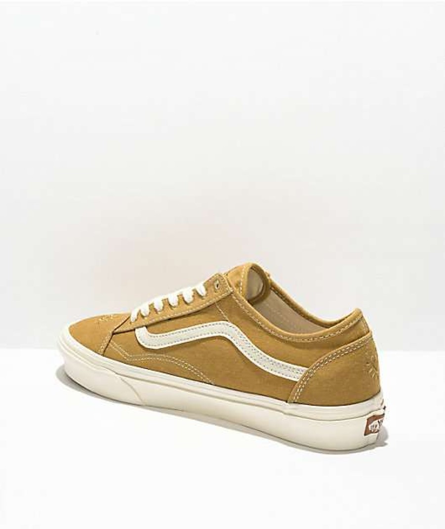 Vans * | Vans Old Skool Tapered Eco Theory Mustard Gold & True White Skate Shoes Promotions