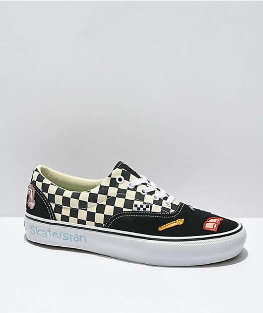 Vans * | Vans X Skateistan Skate Era Checkerboard Skate Shoes Promotions