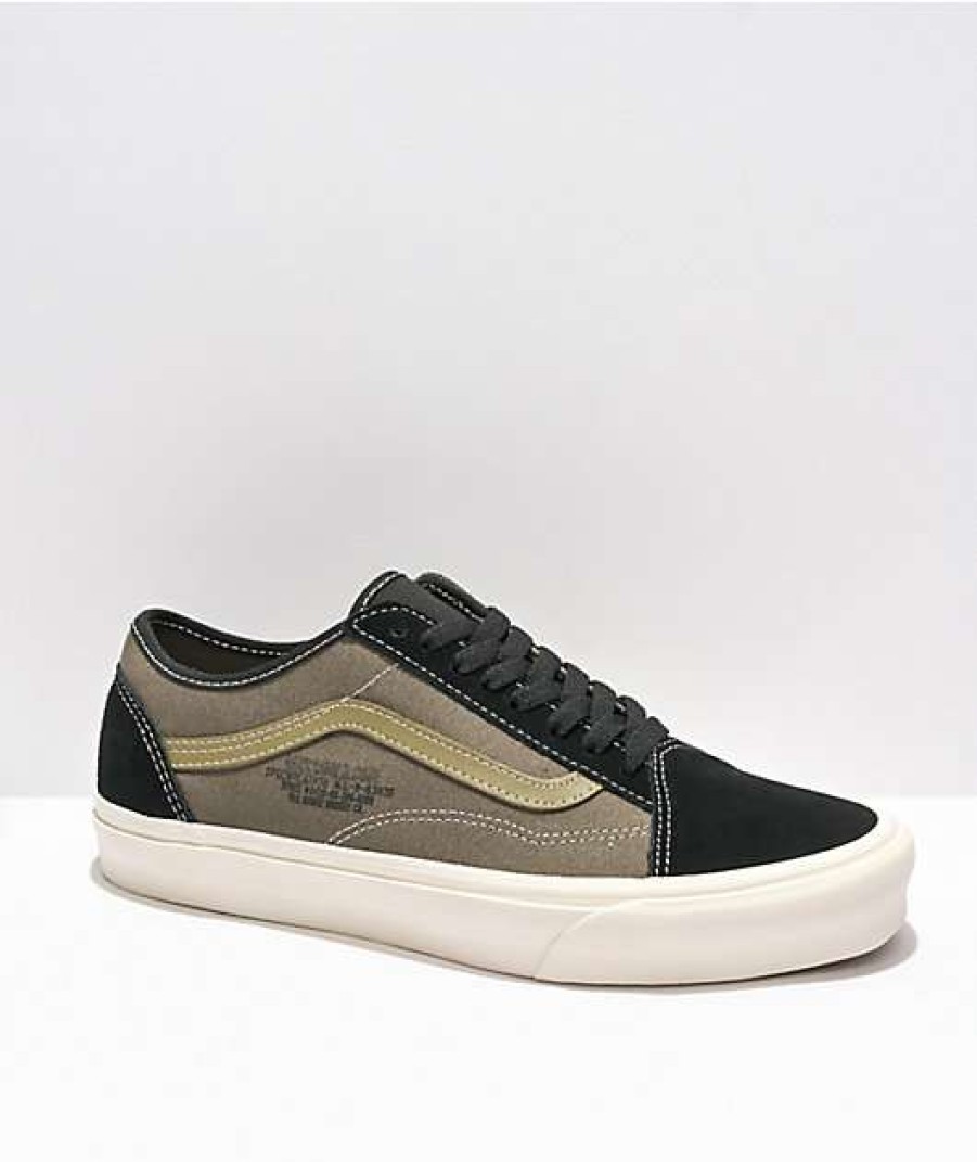 Vans * | Vans Old Skool Tapered World Code Black & Green Blue & White Skate Shoes Promotions