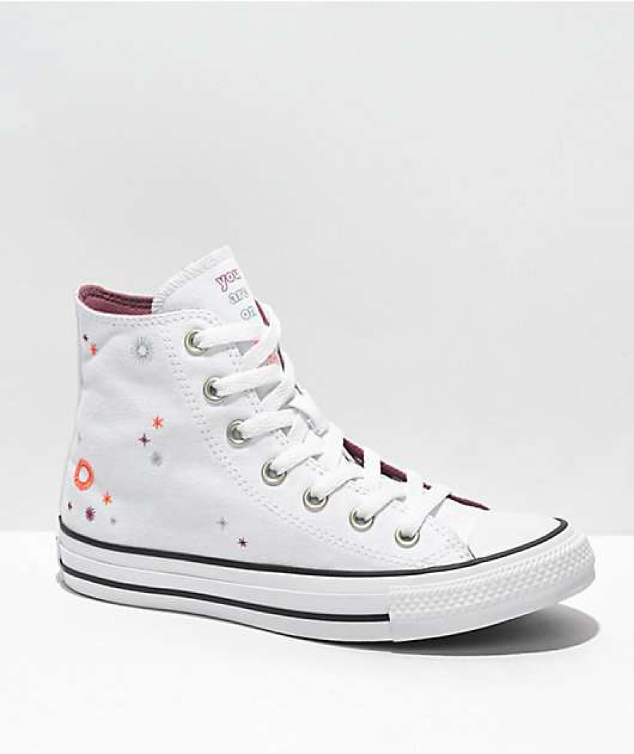 Shoes * | Converse Chuck Taylor All Star Right Path White High Top Shoes Outlet