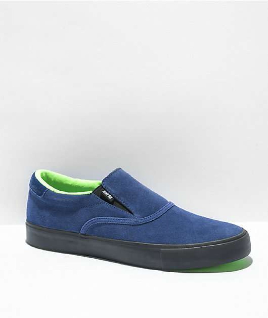 Nike * | Nike Sb X Leo Baker Verona Blue Void &Black Slip-On Skate Shoes Promotions