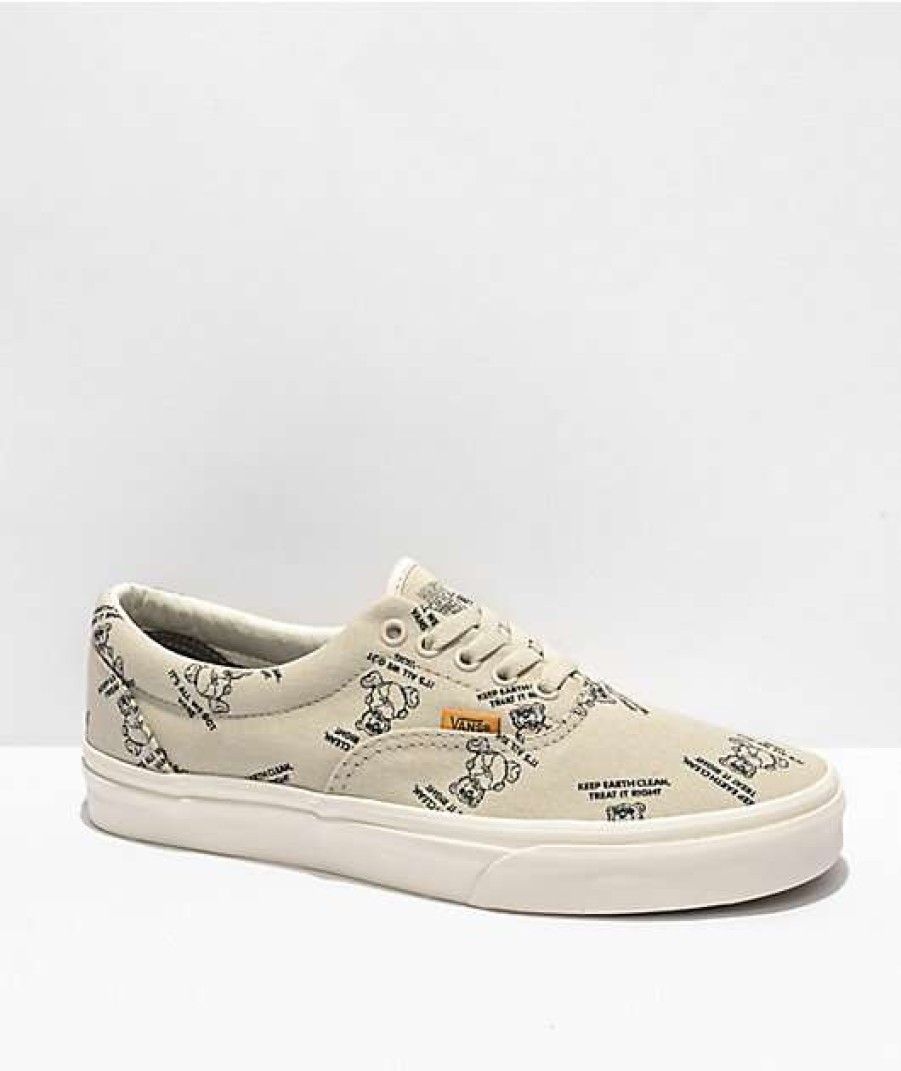 Vans * | Vans Era World Code Oatmeal & Marshmallow Skate Shoes Promotions