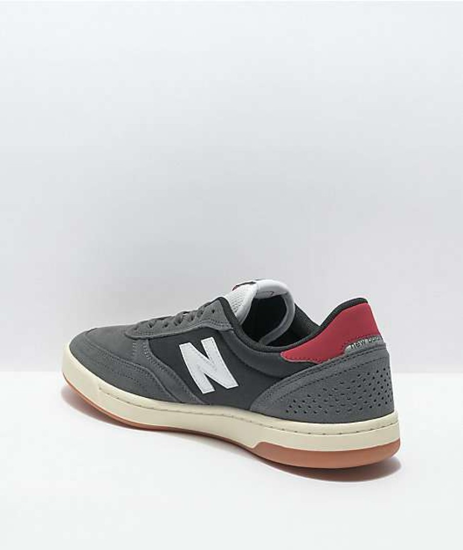 Skate Shoes * | New Balance Numeric 440 Grey & Black Skate Shoes Outlet