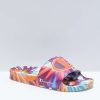 Sandals * | Champion Ipo Magenta, Orange & Blue Tie Dye Slide Sandals Outlet