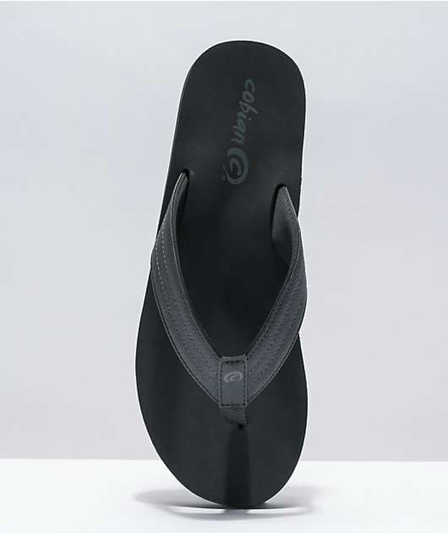 Sandals * | Cobian The Costa Black Sandals Outlet