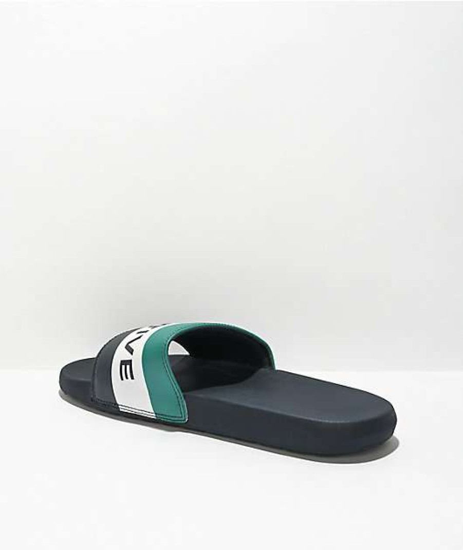 Sandals * | Primitive Level Black Slide Sandals Outlet