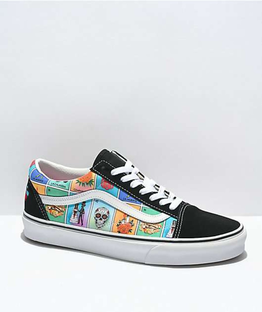 Vans * | Vans Old Skool Loteria Multi, True White Skate Shoes Promotions