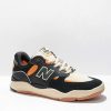 Skate Shoes * | New Balance Numeric 1010 Tiago Black, Orange, & Tan Skate Shoes Outlet