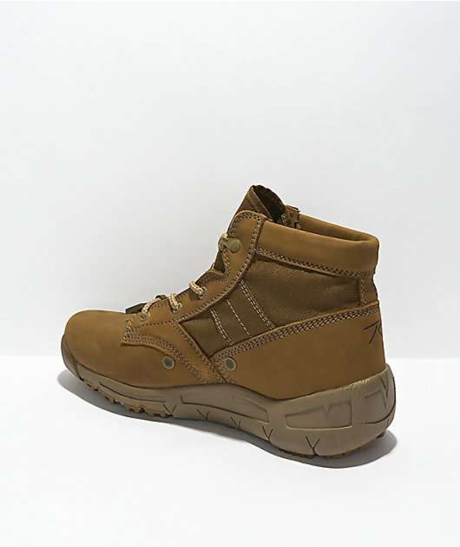 Shoes * | Rothco V-Max Dark Brown Combat Boots Outlet