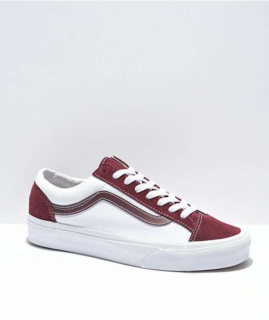 Vans * | Vans Style 36 Sport Port Royale & White Skate Shoes Promotions