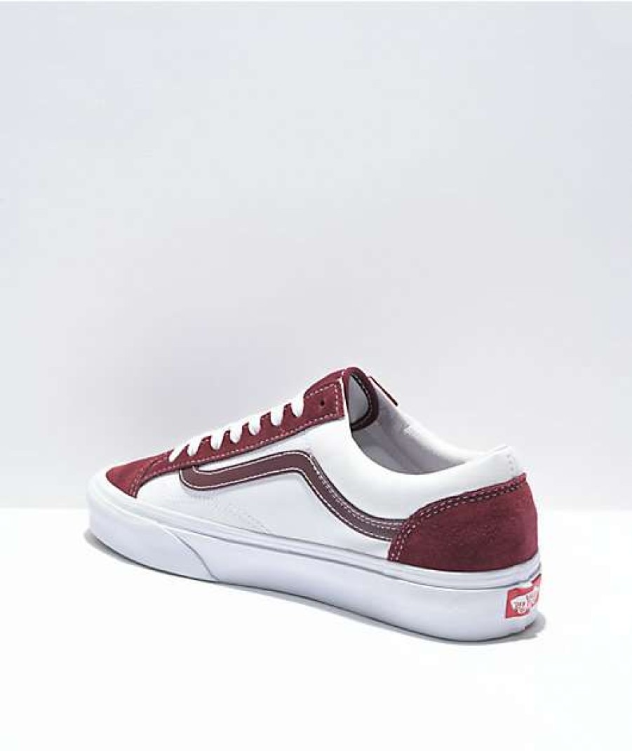 Vans * | Vans Style 36 Sport Port Royale & White Skate Shoes Promotions