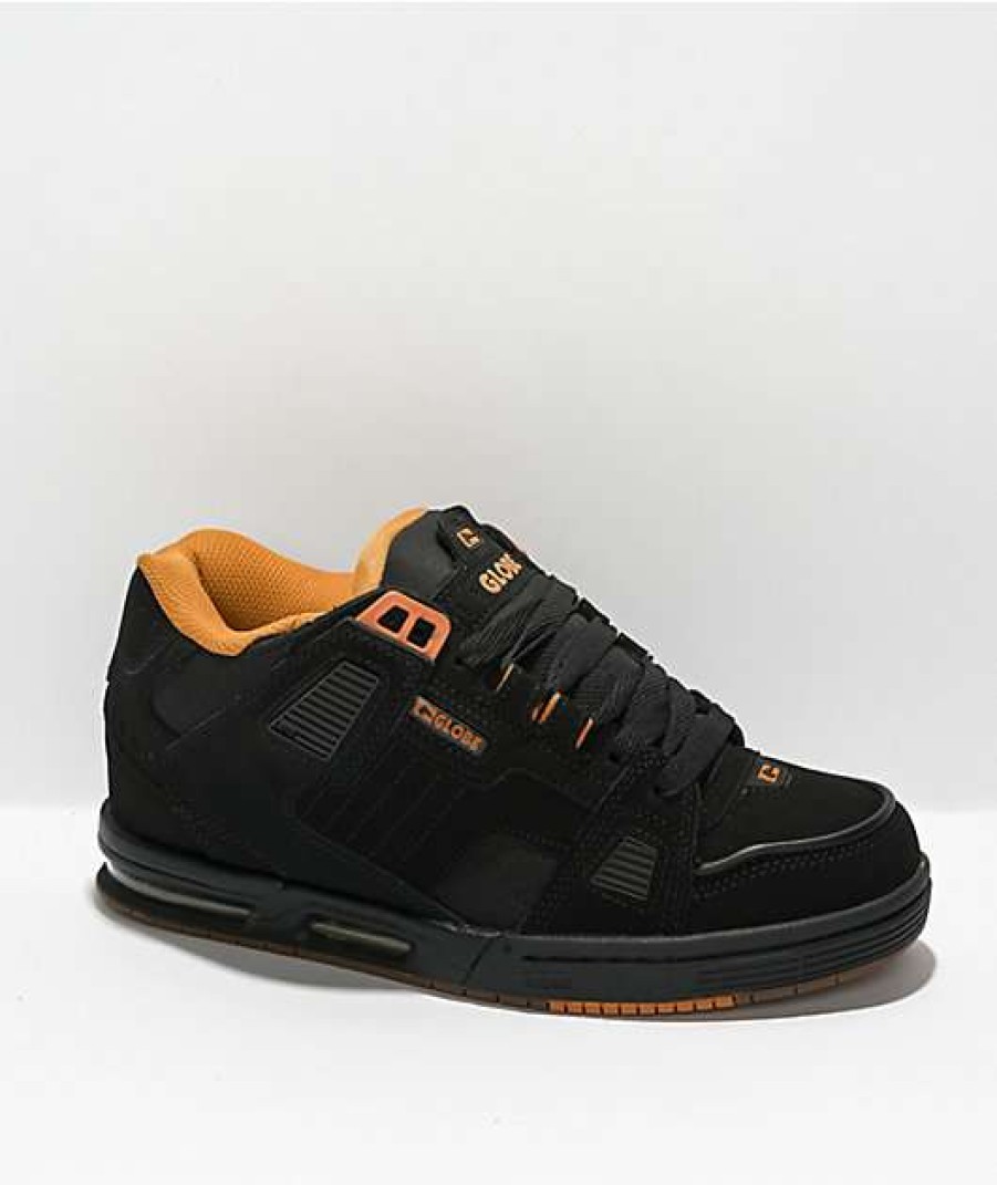 Shoes * | Globe Sabre Black & Toffee Skate Shoes Outlet