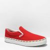 Vans * | Vans Slip-On Rainbow Checkerboard Red Skate Shoes Promotions