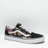 Vans * | Vans Old Skool Black & Neon Skate Shoes Promotions