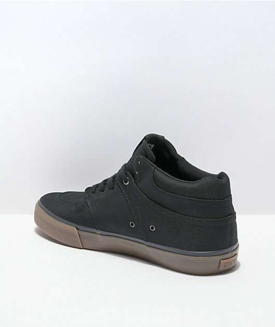 Skate Shoes * | State Mercer Black Chambray & Gum Skate Shoes Outlet