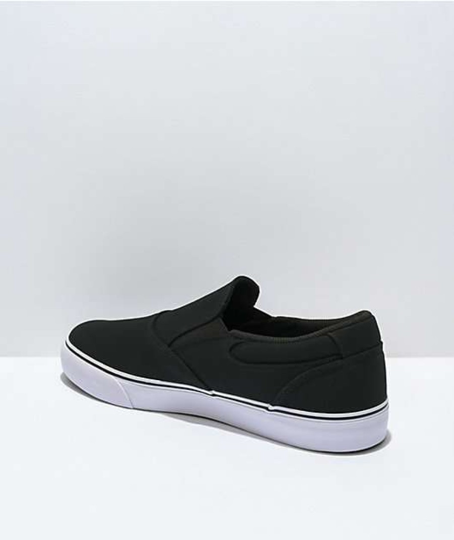 Nike * | Nike Sb Chron 2 Black & White Slip-On Skate Shoes Promotions