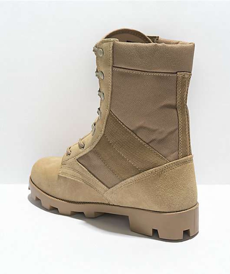 Shoes * | Rothco Desert Tan Combat Boots Outlet