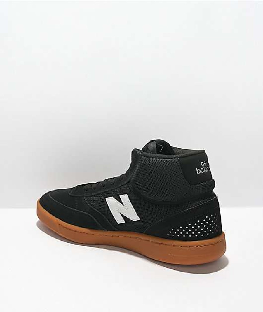 Sneakers * | New Balance Numeric 440 Black & Gum High Top Skate Shoes Outlet