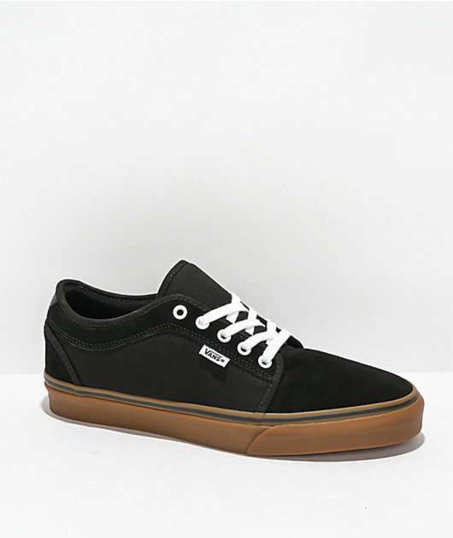 Vans * | Vans Skate Chukka Low Black & Gum Skate Shoes Promotions