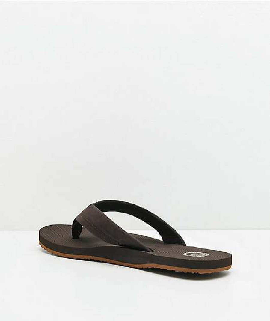 Sandals * | Cords Comfort Waves Brown Sandals Outlet