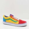 Vans * | Vans Old Skool Rainbow Colorblock Skate Shoes Promotions