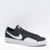 Nike * | Nike Sb Blazer Court Black & White Skate Shoes Promotions