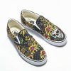 Vans * | Vans Slip-On Beauty Skull Black & White Skate Shoes Promotions