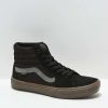 Vans * | Vans Sk8-Hi Bmx Black & Dark Gum Skate Shoes Promotions