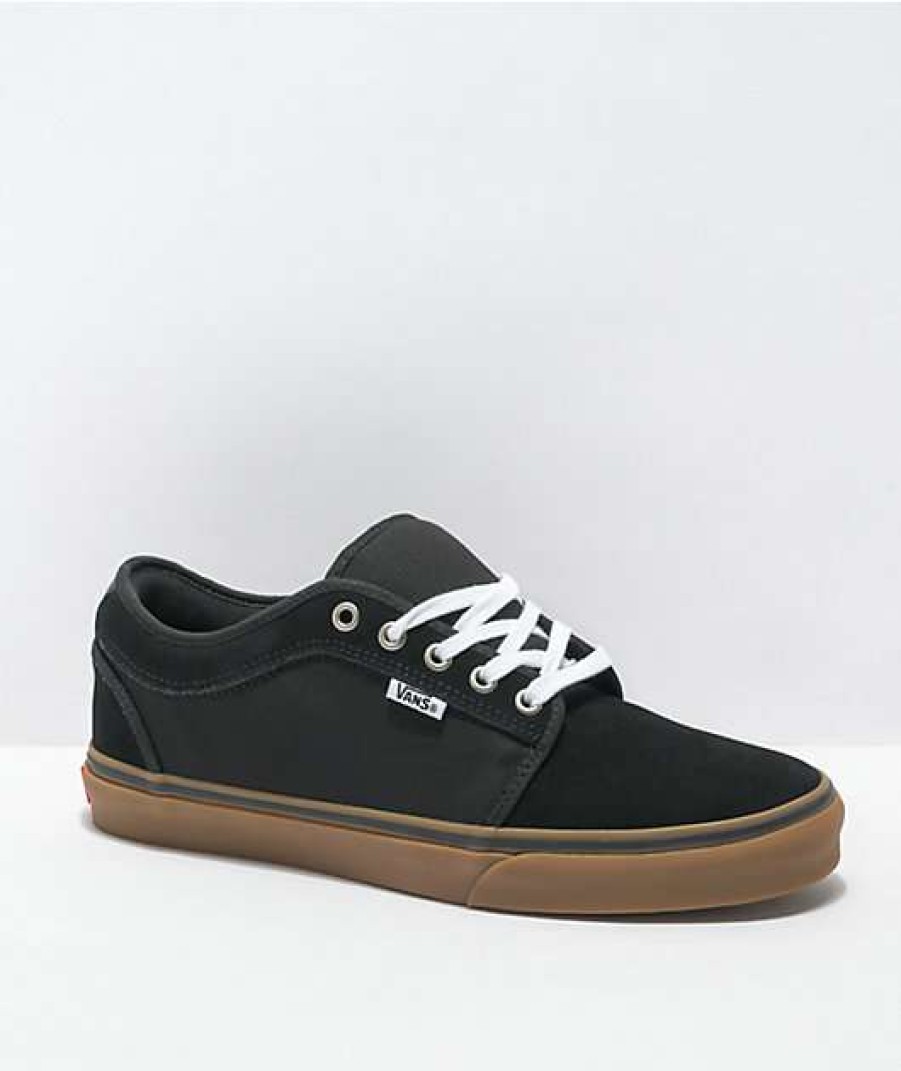 Vans * | Vans Skate Chukka Low Black & Gum Skate Shoes Promotions