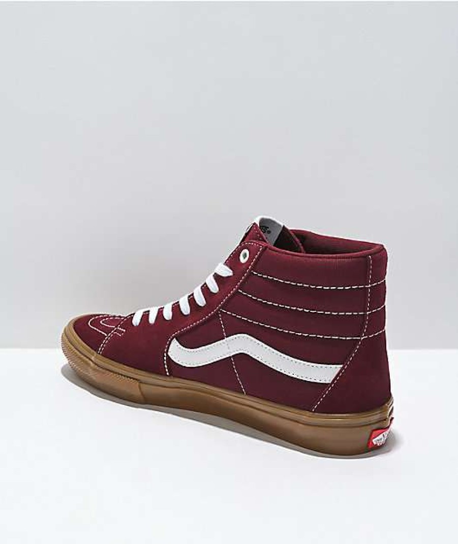 Vans * | Vans Skate Sk8-Hi Port Royale & Gum Skate Shoes Promotions