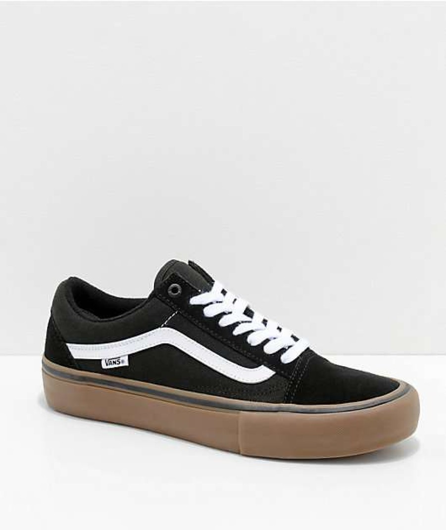 Shoes * | Vans Skate Old Skool Black, White & Gum Skate Shoes Outlet