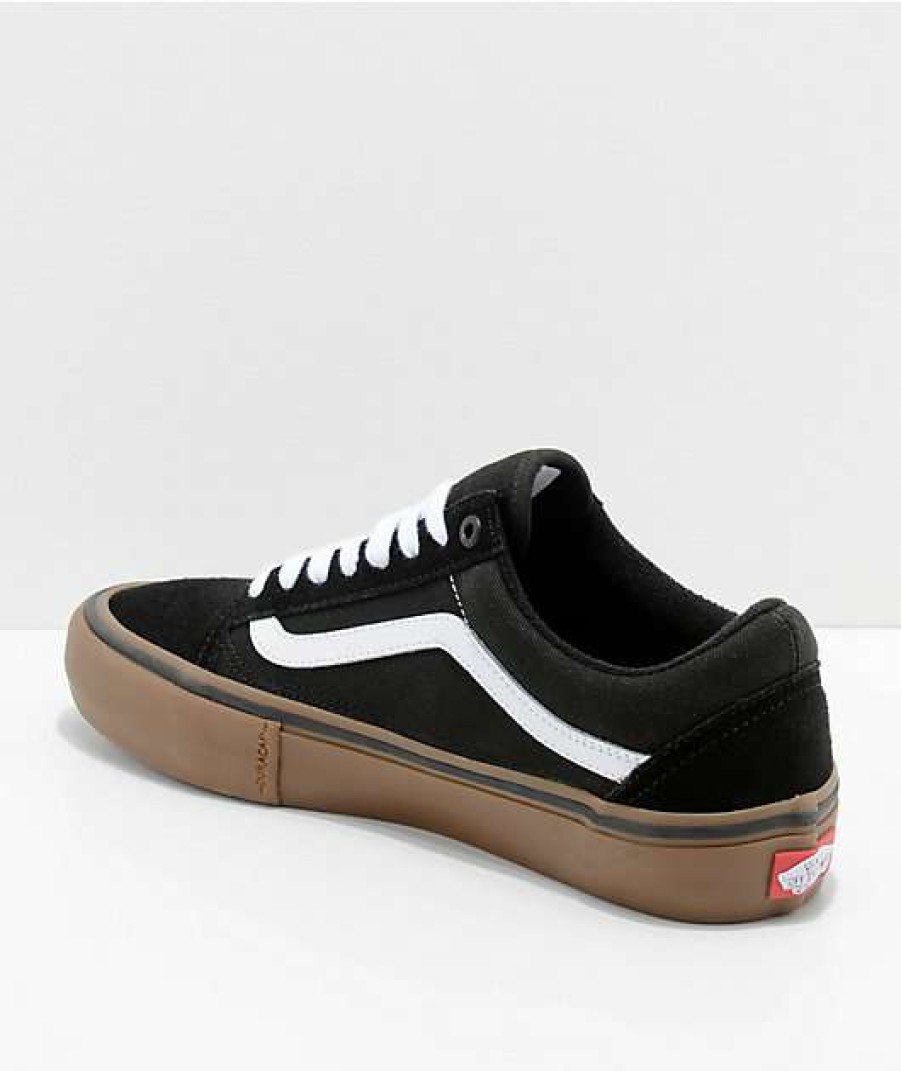 Shoes * | Vans Skate Old Skool Black, White & Gum Skate Shoes Outlet